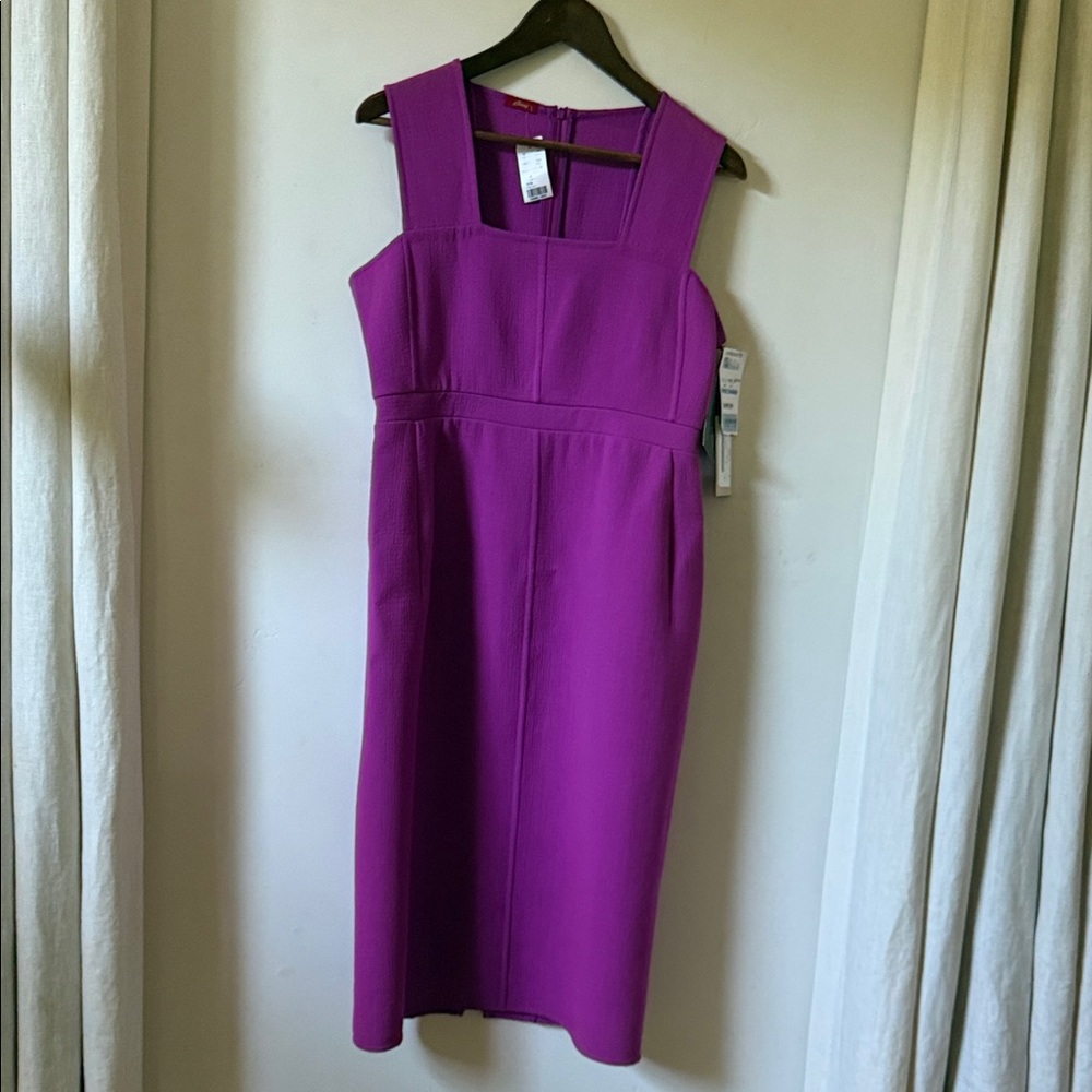 Brioni Vibrant Purple Midi Dress